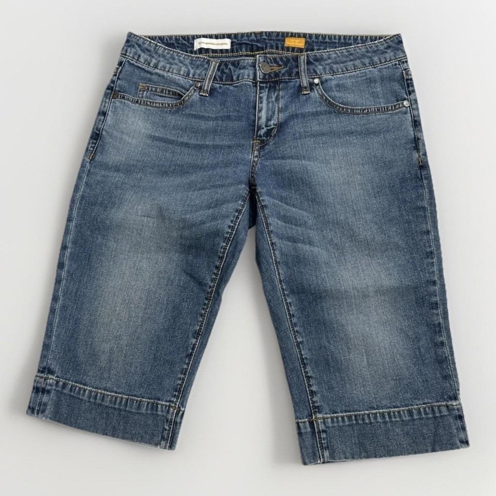 Anthropologie Pilcro and the Letterpress Bermuda Jean Shorts Womens 28 Low Rise